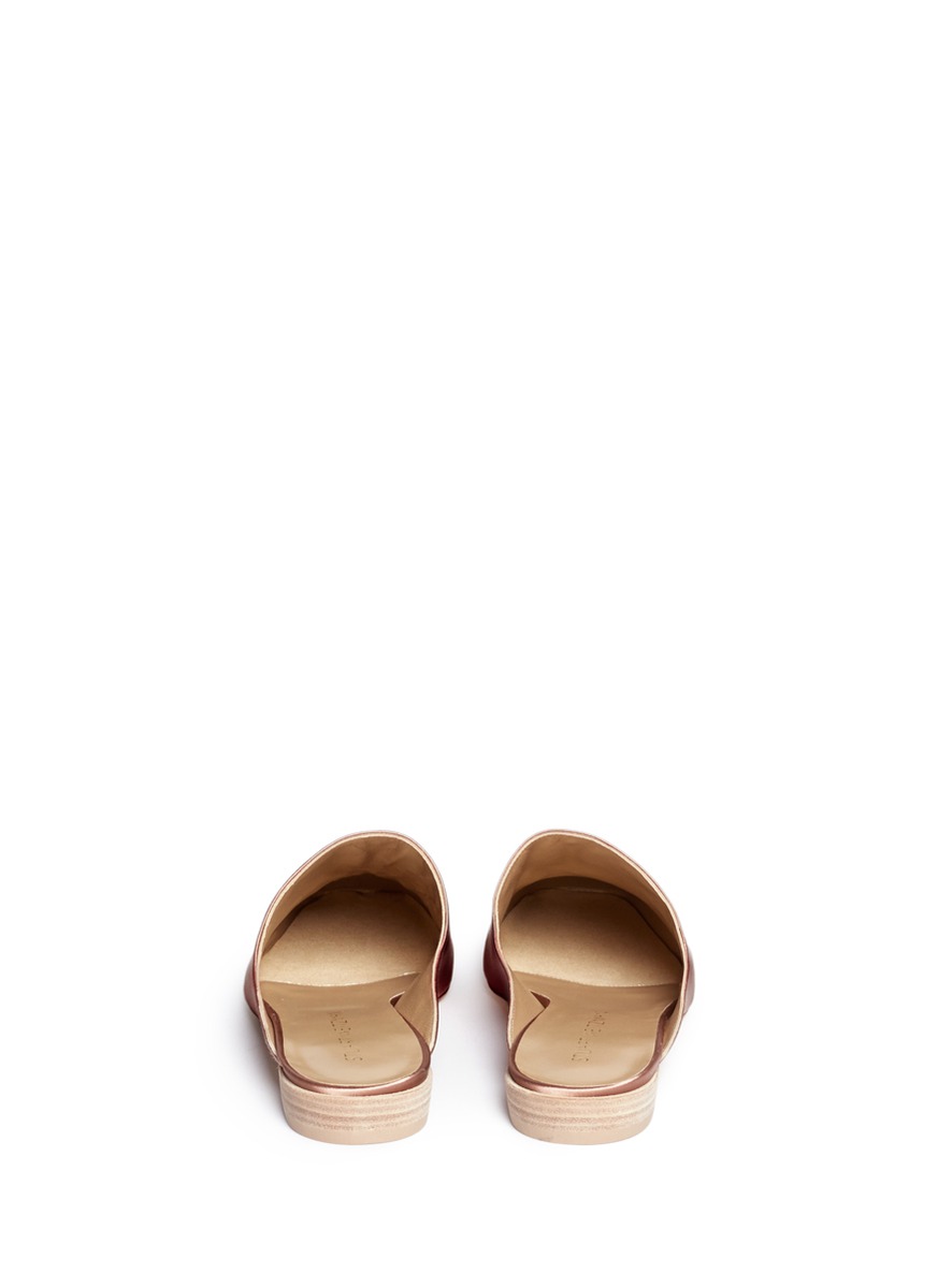 khloe flat mule stuart weitzman