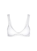 Main View -Click To Enlarge 'Valentine' hand crochet triangle bikini top