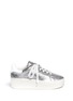 Main View - Click To Enlarge Main View - Click To Enlarge - Ash - 'Cult' metallic leather platform sneakers