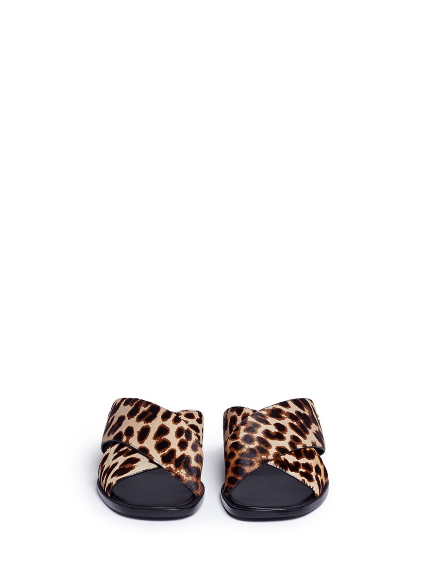 gemma leopard slippers