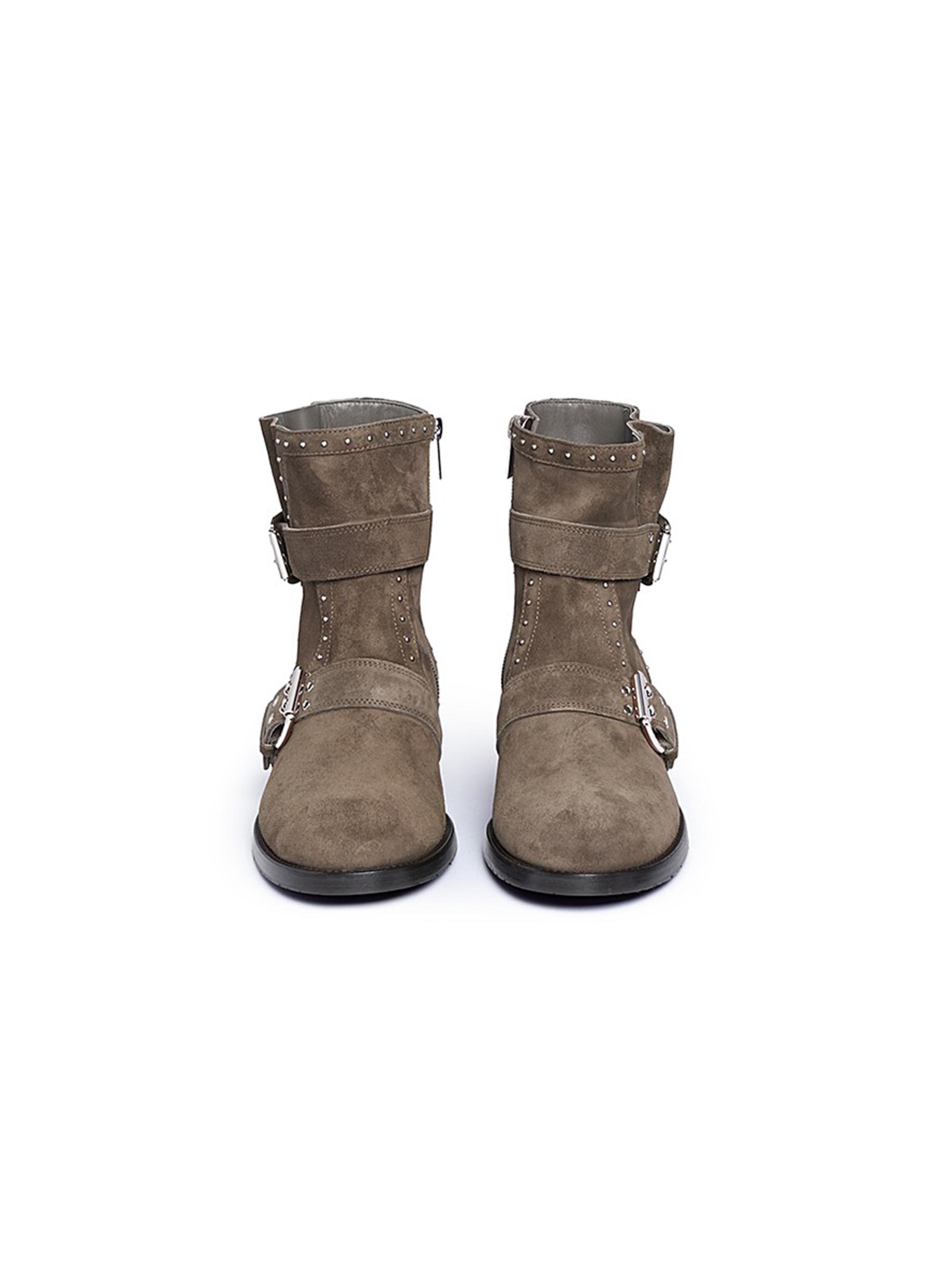 jimmy choo grey suede boots