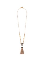 Main View -Click To Enlarge Chatelet' mix gemstone tassel necklace