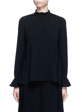 Main View - Click To Enlarge Main View - Click To Enlarge - Co - Gathered crepe blouse
