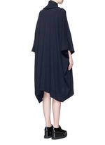 Back View -Click To Enlarge Wool-cashmere knit cape