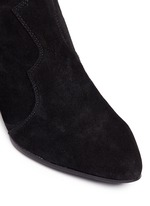Detail View -Click To Enlarge 'Hurrican' suede cowboy ankle boots