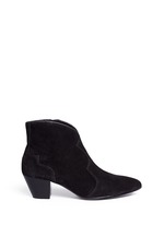 Main View -Click To Enlarge 'Hurrican' suede cowboy ankle boots