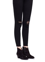 Figure View -Click To Enlarge 'Hurrican' suede cowboy ankle boots