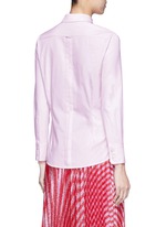 Back View -Click To Enlarge Sequin bow Oxford shirt