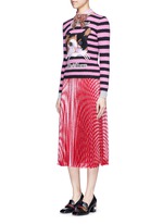 Figure View -Click To Enlarge Sequin bow Oxford shirt
