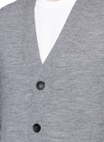 Detail View -Click To Enlarge Merino wool cardigan