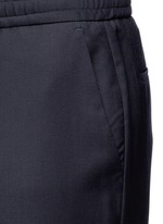Detail View -Click To Enlarge Slim fit tailored wool sweatpants