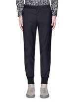 Main View -Click To Enlarge Slim fit tailored wool sweatpants