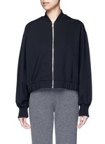 Main View -Click To Enlarge 'Scotia' scuba jersey bomber jacket