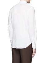 Back View -Click To Enlarge Italian collar cotton shirt
