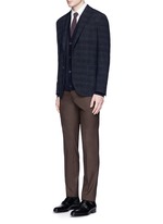 Figure View -Click To Enlarge Italian collar cotton shirt