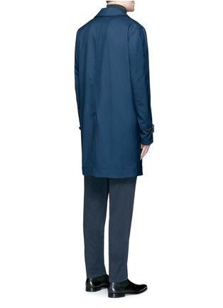Click To Zoom Boglioli - Reversible wool and shell car coat
