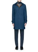 Main View -Click To Enlarge Reversible wool and shell car coat
