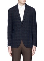 Main View -Click To Enlarge 'K-Jacket' check bouclé soft blazer