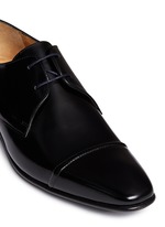 Detail View -Click To Enlarge 'Robin' spazzolato leather Derbies