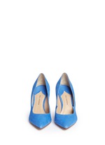 Front View -Click To Enlarge 'Kimura' suede pumps