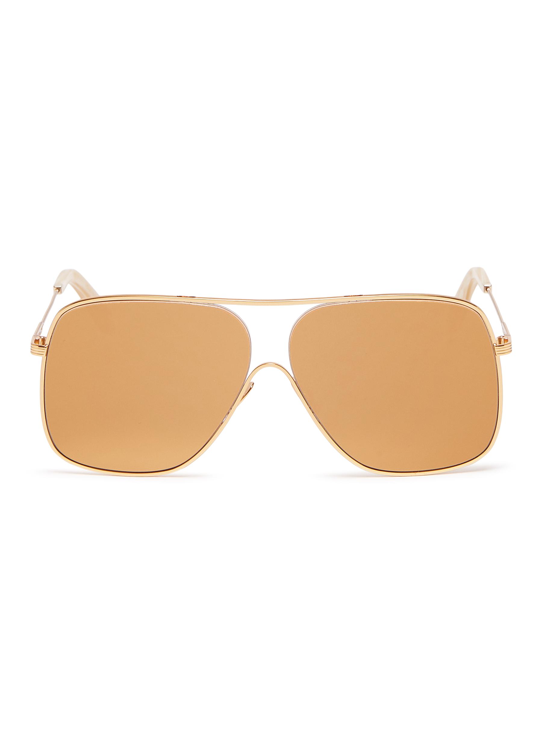 ’Loop Navigator’ metal aviator sunglasses