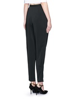 Back View -Click To Enlarge Pleat front harem pants