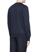 Back View -Click To Enlarge Skull moth embroidery sweatshirt