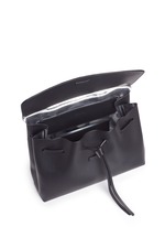Detail View -Click To Enlarge 'Lady' large contrast metallic lining leather bag