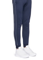 Figure View -Click To Enlarge 'ZX500 Hi' leather sneakers