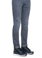 Figure View -Click To Enlarge 'ZX500 Hi' leather sneakers