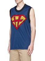 Front View -Click To Enlarge 'Super-H' Superman basketball tank