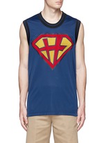 Main View -Click To Enlarge 'Super-H' Superman basketball tank