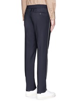Back View -Click To Enlarge Side piping jogging pants