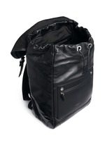 Detail View -Click To Enlarge 'Rider' leather backpack