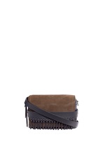 Main View -Click To Enlarge 'Bianca' small fringe leather crossbody bag