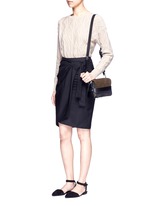 Figure View -Click To Enlarge 'Bianca' small fringe leather crossbody bag