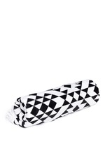 Main View -Click To Enlarge 'The Aztec' fringed Roundie towel