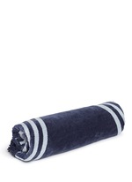 Main View -Click To Enlarge 'The Santorini' fringed Roundie towel
