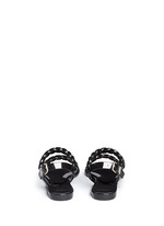 Back View -Click To Enlarge Chain strap jelly sandals