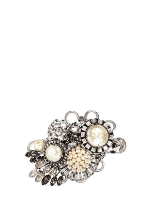 Main View - Click To Enlarge Main View - Click To Enlarge - Miriam Haskell - Baroque pearl crystal brooch