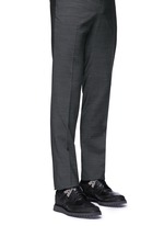 Figure View -Click To Enlarge 'Molecular Hybrid' nubuck trim leather derbies
