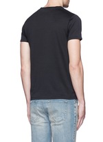 Back View -Click To Enlarge 'Too Late' embroidery T-shirt
