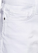 Detail View -Click To Enlarge 'The Boyfriend' cutoff denim shorts
