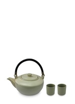 Main View -Click To Enlarge Porcelain teapot and tumbler gift set