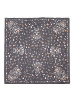 Main View -Click To Enlarge 'Night Obsession' skull print silk chiffon scarf