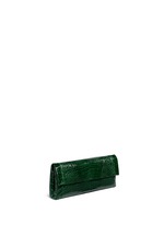 Figure View -Click To Enlarge 'Gotham' crocodile leather shoulder strap clutch