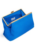 Detail View -Click To Enlarge 'Volume' suede clutch
