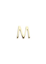 Main View -Click To Enlarge 18k yellow gold letter charm - M