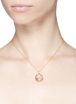 Detail View -Click To Enlarge 18k yellow gold letter charm - N