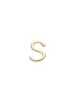 Main View -Click To Enlarge 18k yellow gold letter charm - S